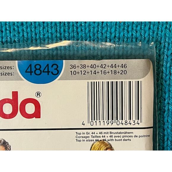 Burda 4843 sewing pattern track suit top pants jacket - Picture 2 of 5